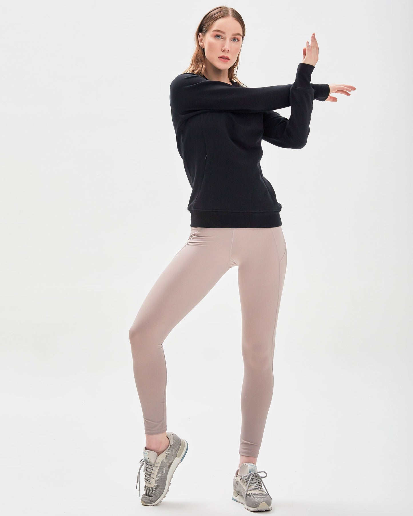 City Zip Slim Crewneck on