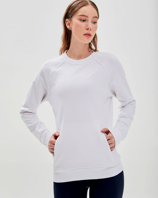 City Zip Slim Crewneck on