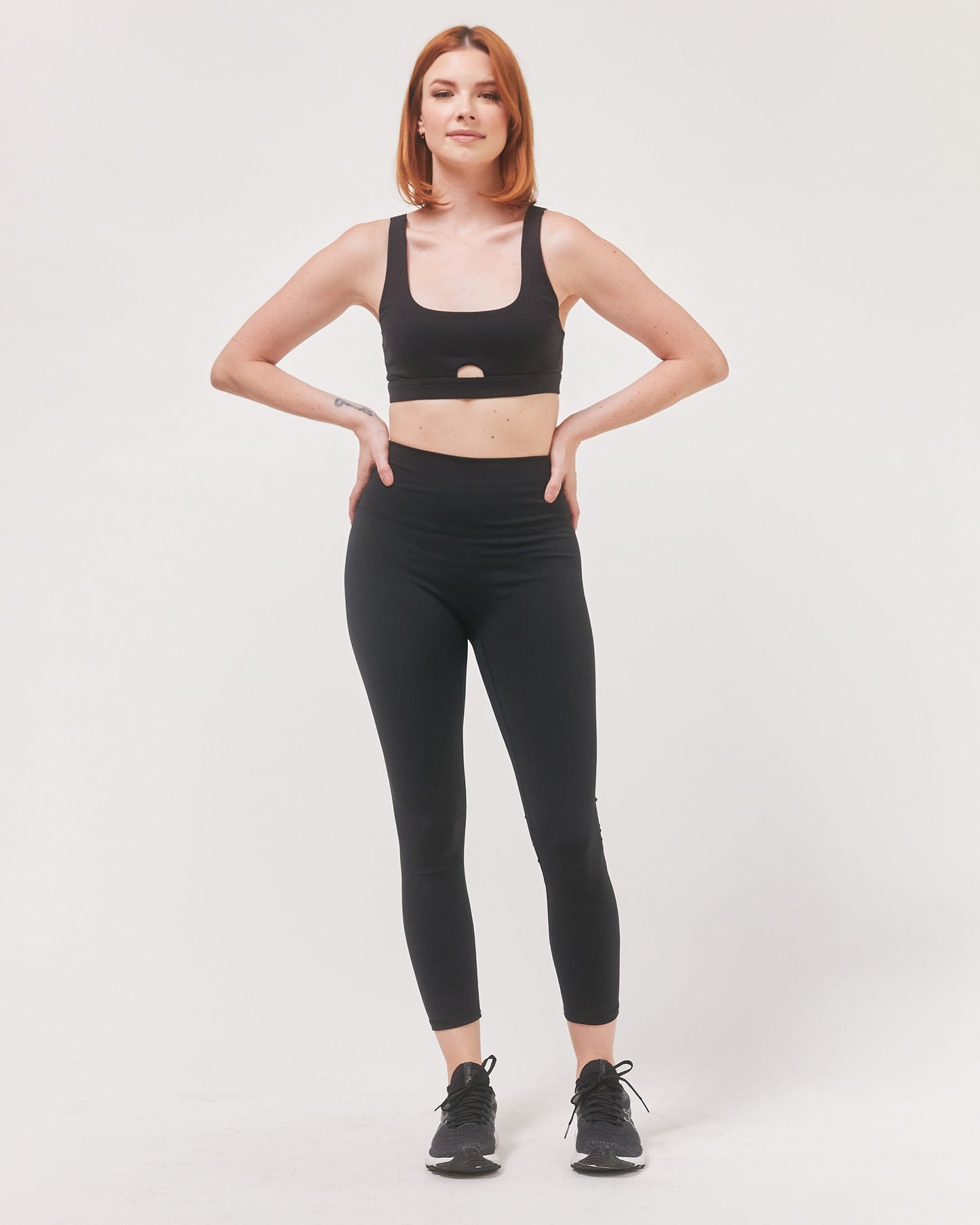 Hybrid Legging High Waist Crop Leggings 23"
