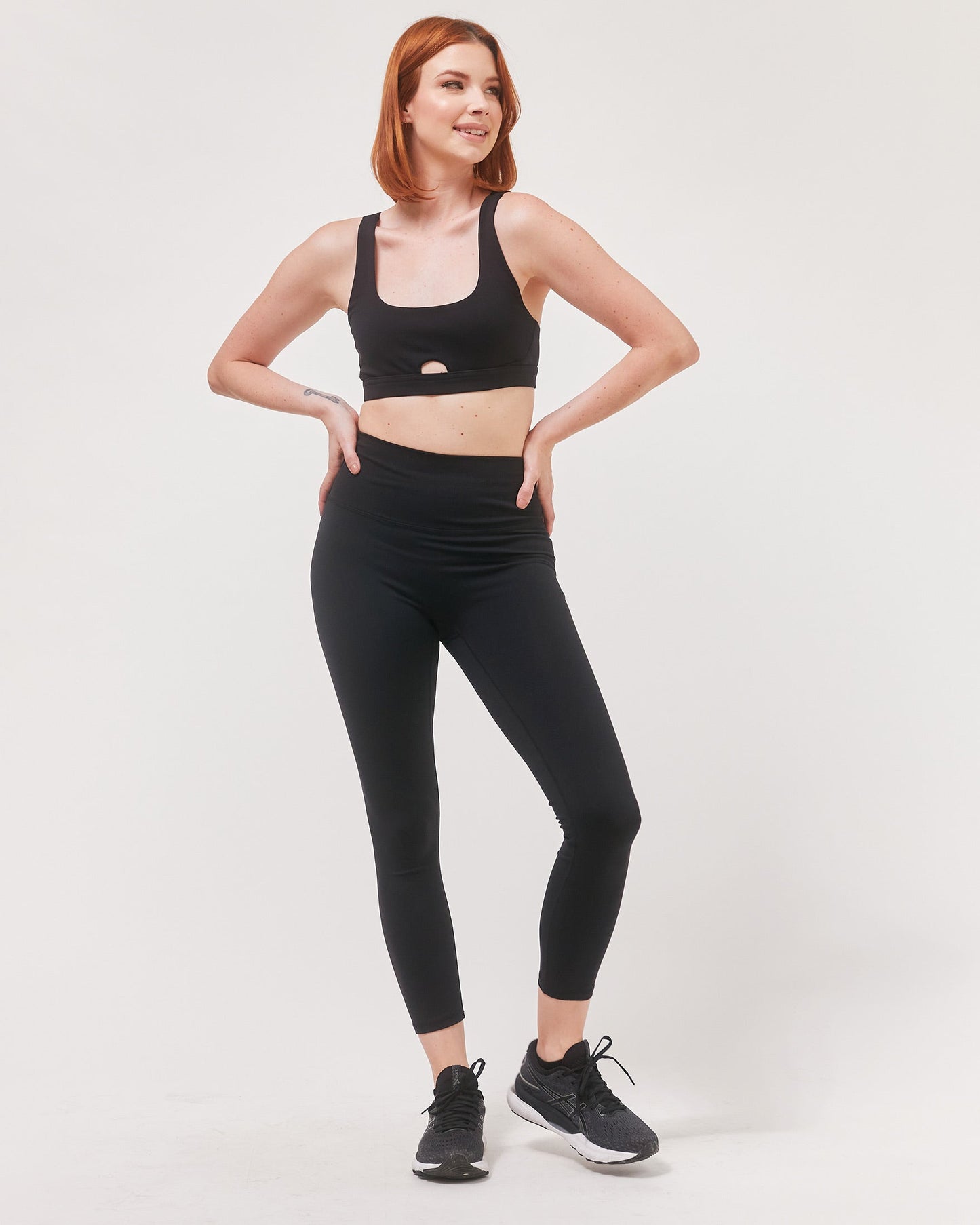 Hybrid Legging High Waist Crop Leggings 23"