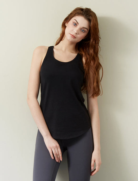 Pinch Me Pleated Racerback Tank