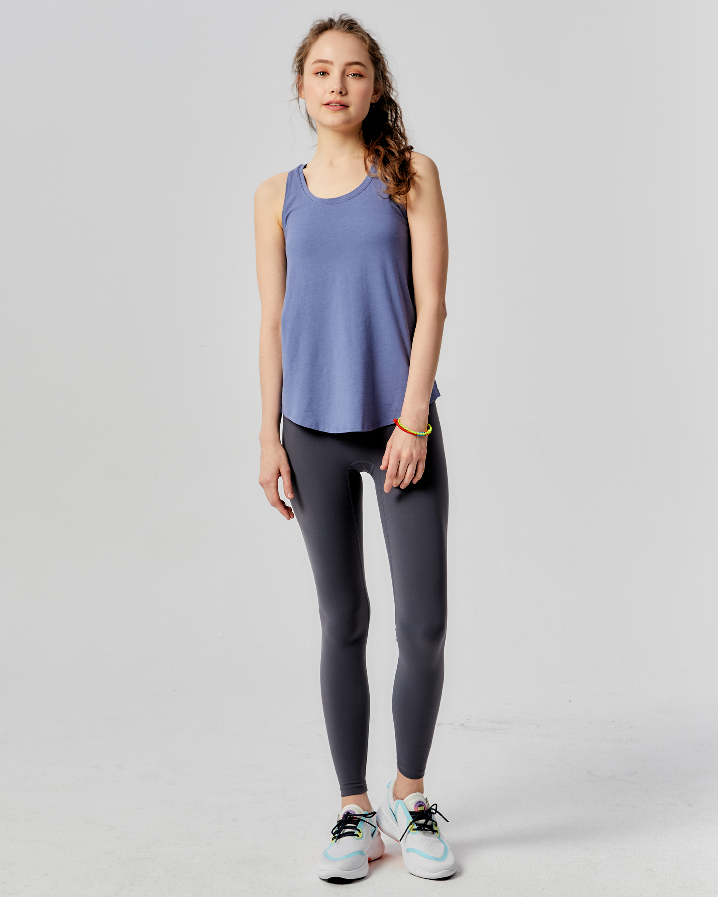 Pinch Me Pleated Racerback Tank